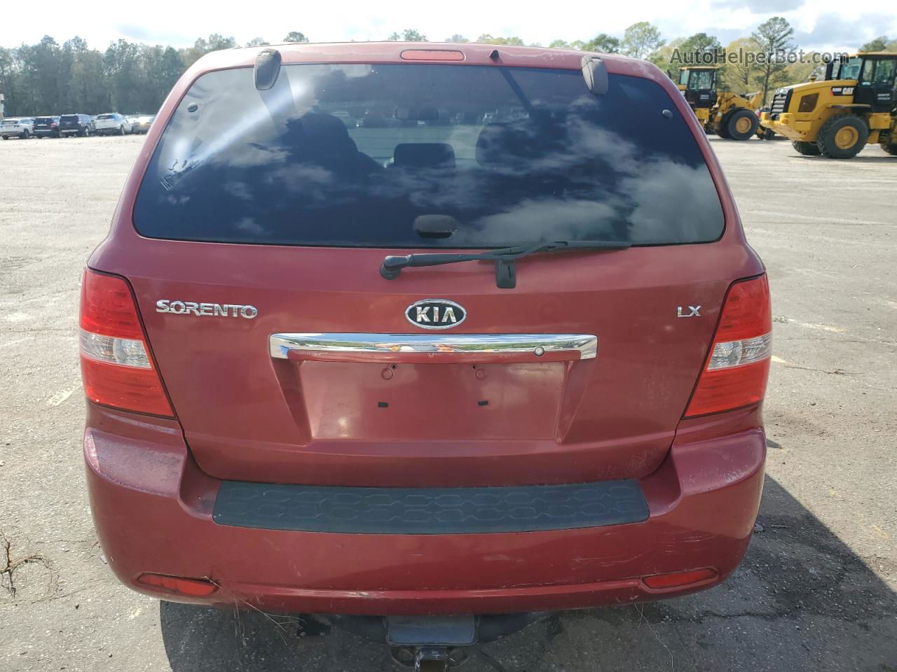 2008 Kia Sorento Ex Red vin: KNDJD735285794846