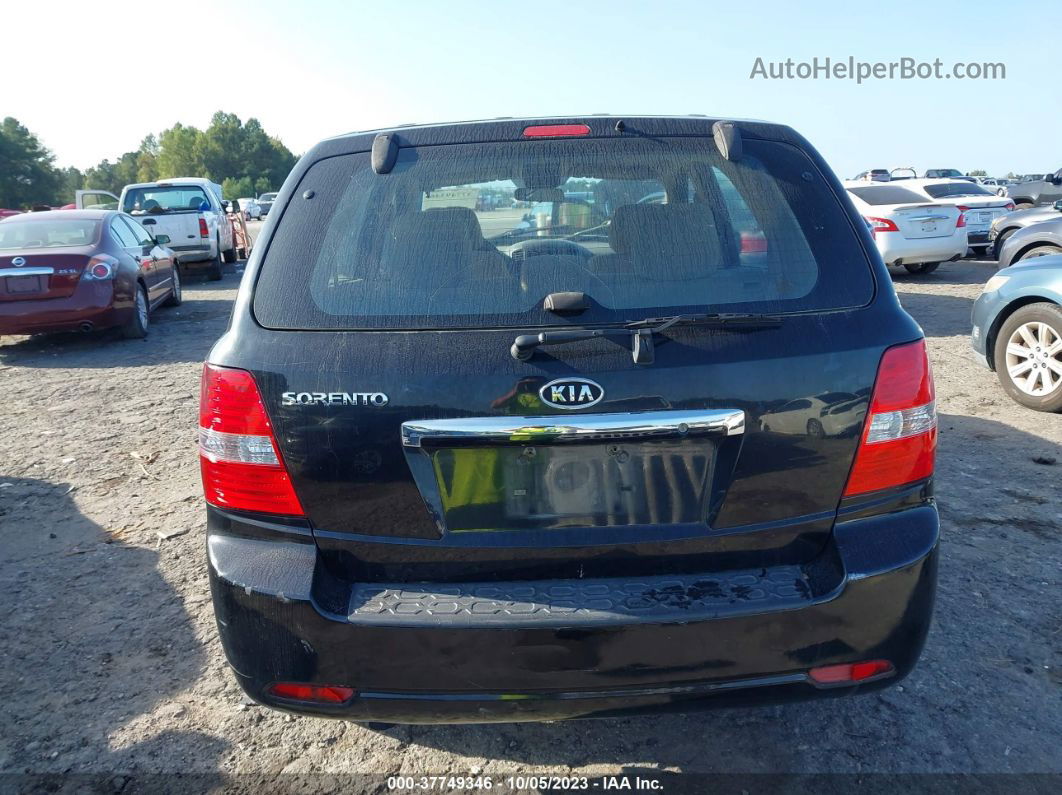 2008 Kia Sorento Black vin: KNDJD735285816389