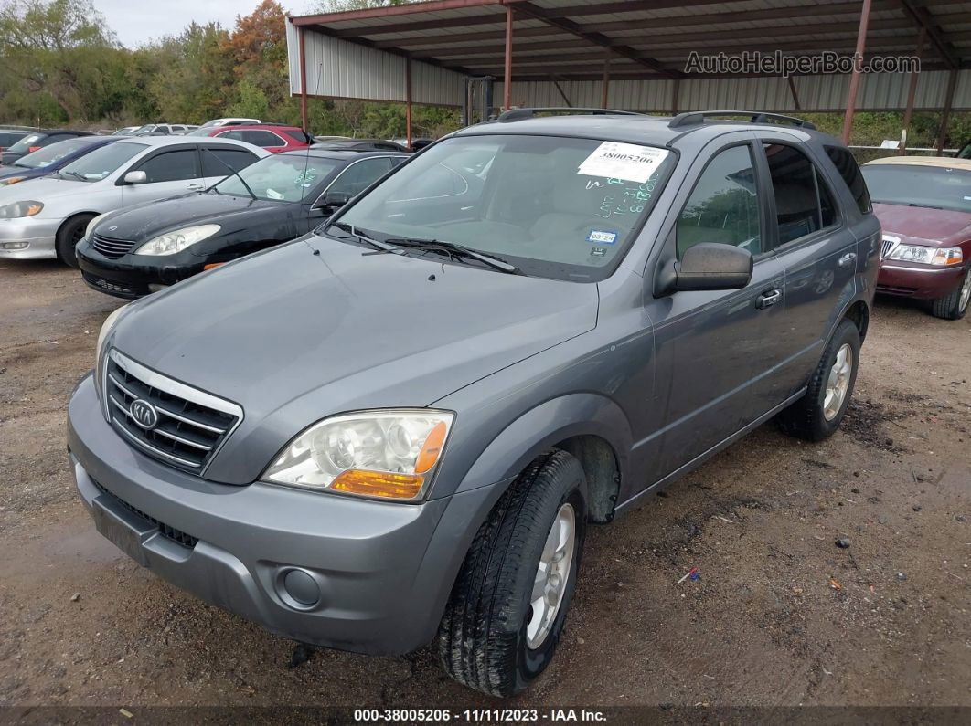 2008 Kia Sorento Lx Gray vin: KNDJD735285843835