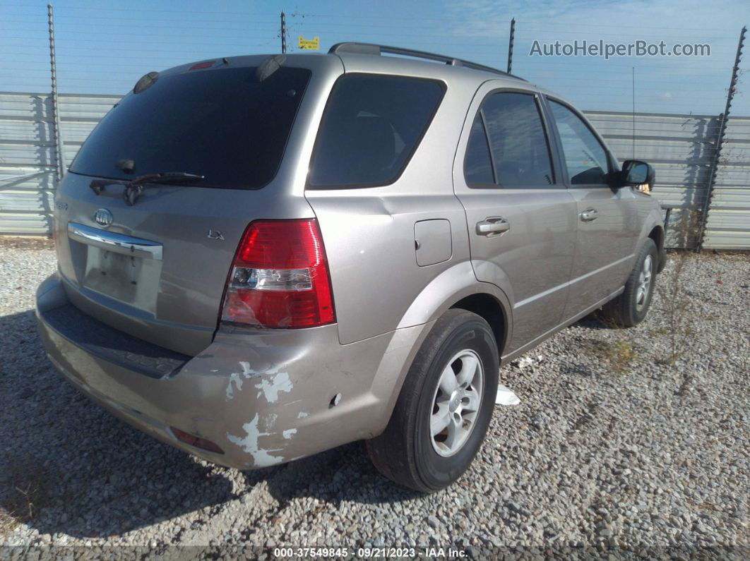 2008 Kia Sorento Lx Tan vin: KNDJD735285843902