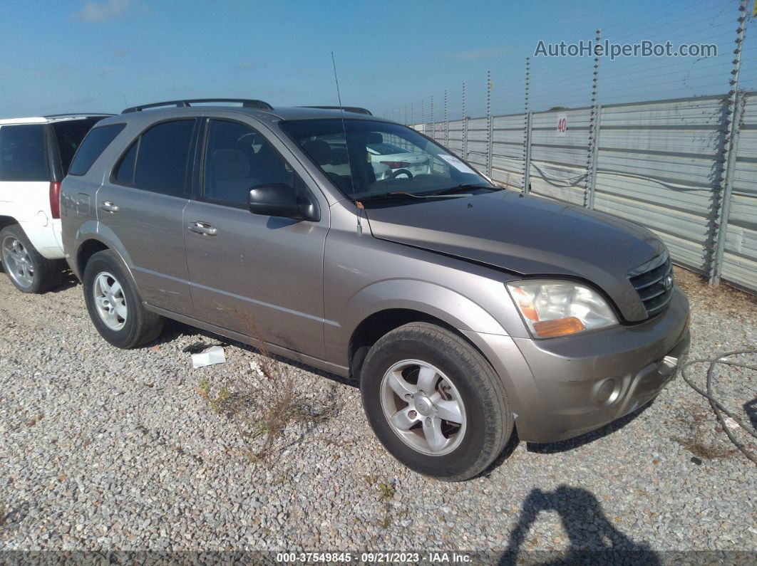 2008 Kia Sorento Lx Tan vin: KNDJD735285843902