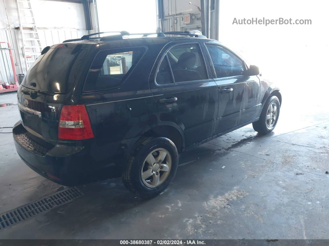 2008 Kia Sorento Lx Black vin: KNDJD735285857055