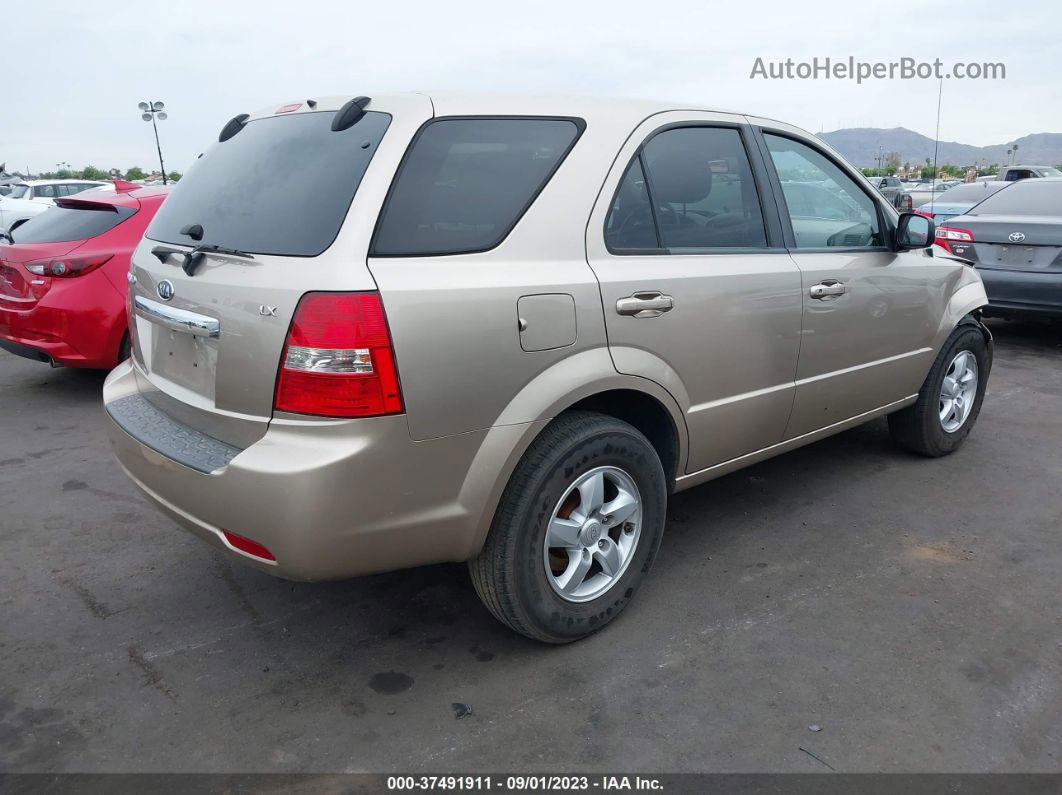 2008 Kia Sorento Lx Beige vin: KNDJD735385771155