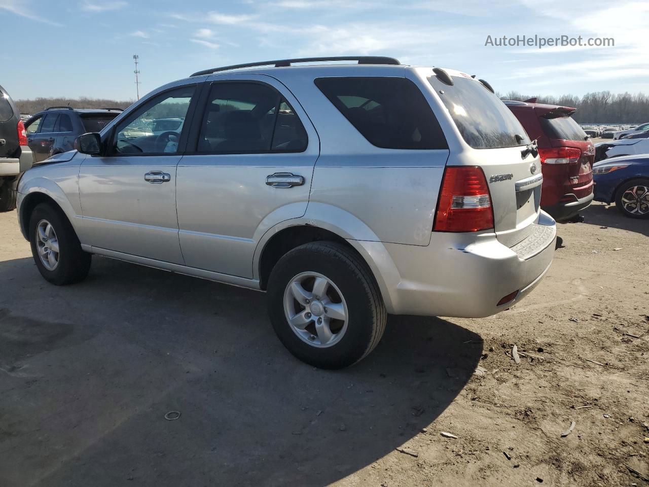 2008 Kia Sorento Ex Silver vin: KNDJD735385780731