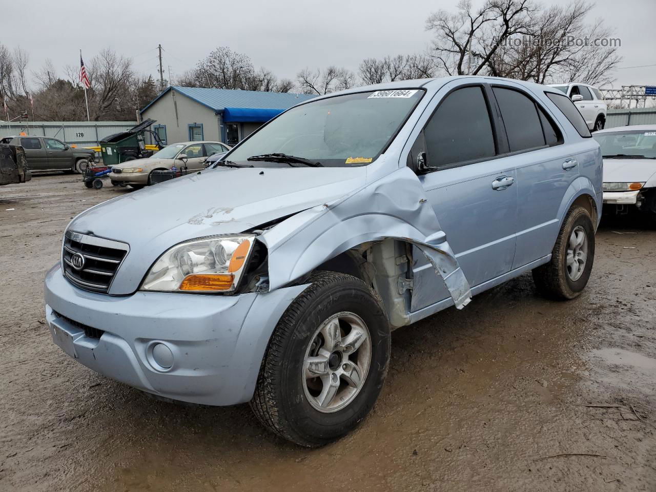 2008 Kia Sorento Ex Blue vin: KNDJD735385798291