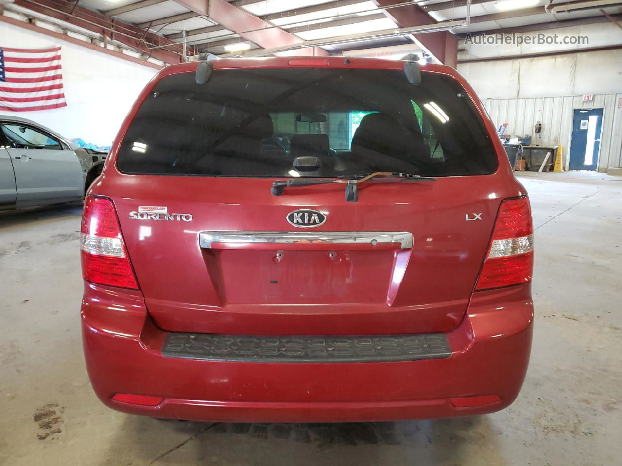 2008 Kia Sorento Ex Burgundy vin: KNDJD735385835355