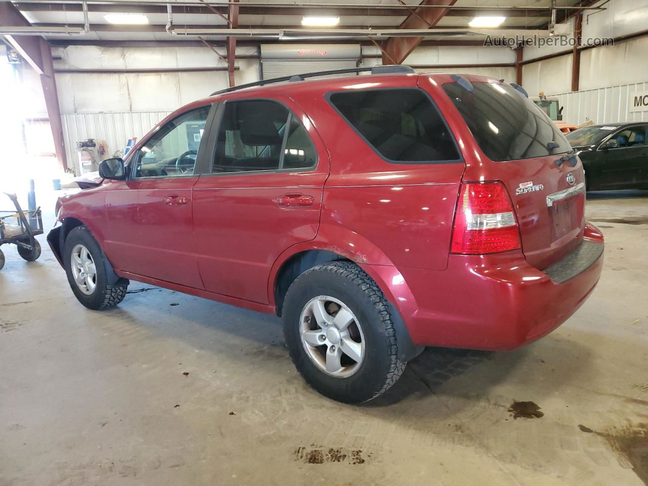 2008 Kia Sorento Ex Burgundy vin: KNDJD735385835355