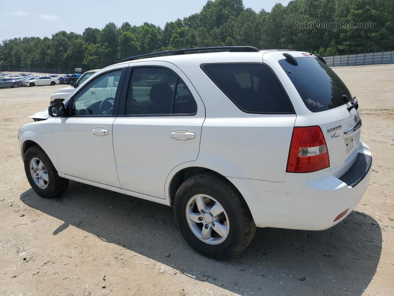 2008 Kia Sorento Ex White vin: KNDJD735485761637