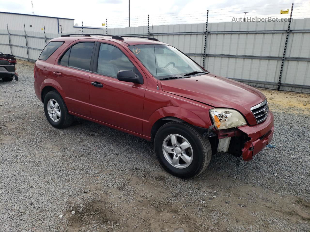 2008 Kia Sorento Ex Red vin: KNDJD735485806656