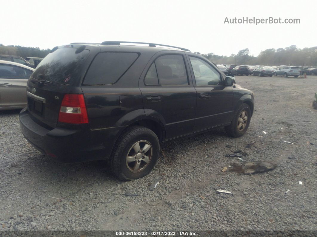 2008 Kia Sorento Lx Black vin: KNDJD735485842072