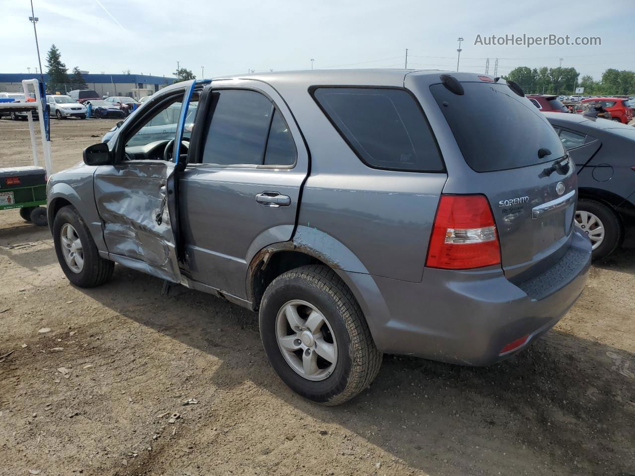 2008 Kia Sorento Ex Blue vin: KNDJD735585817679