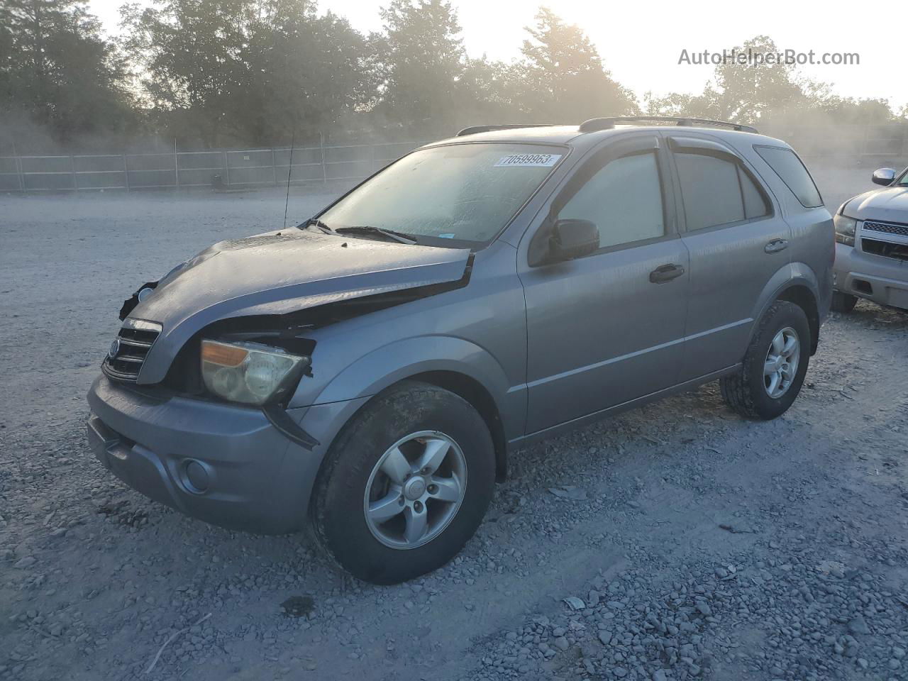 2008 Kia Sorento Ex Gray vin: KNDJD735585836314