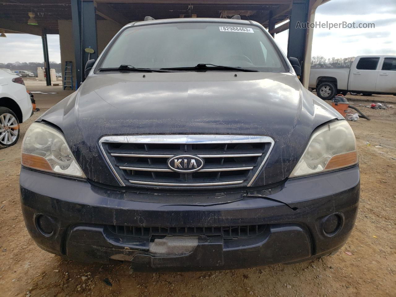 2008 Kia Sorento Ex Blue vin: KNDJD735585836670