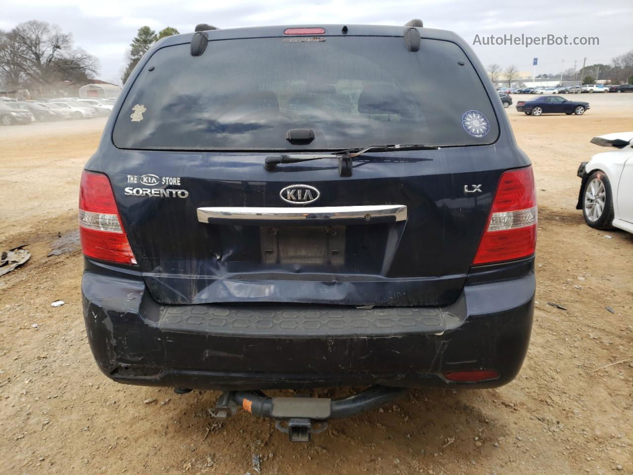 2008 Kia Sorento Ex Blue vin: KNDJD735585836670