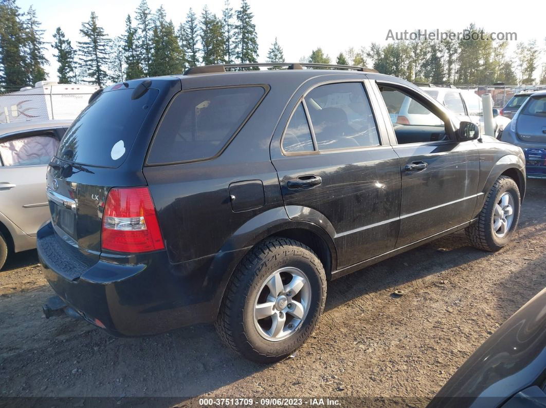 2008 Kia Sorento Lx Black vin: KNDJD735685775412