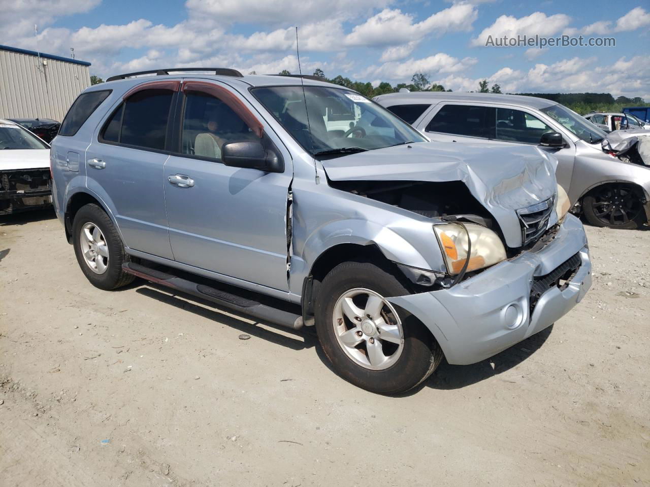 2008 Kia Sorento Ex Blue vin: KNDJD735685803242