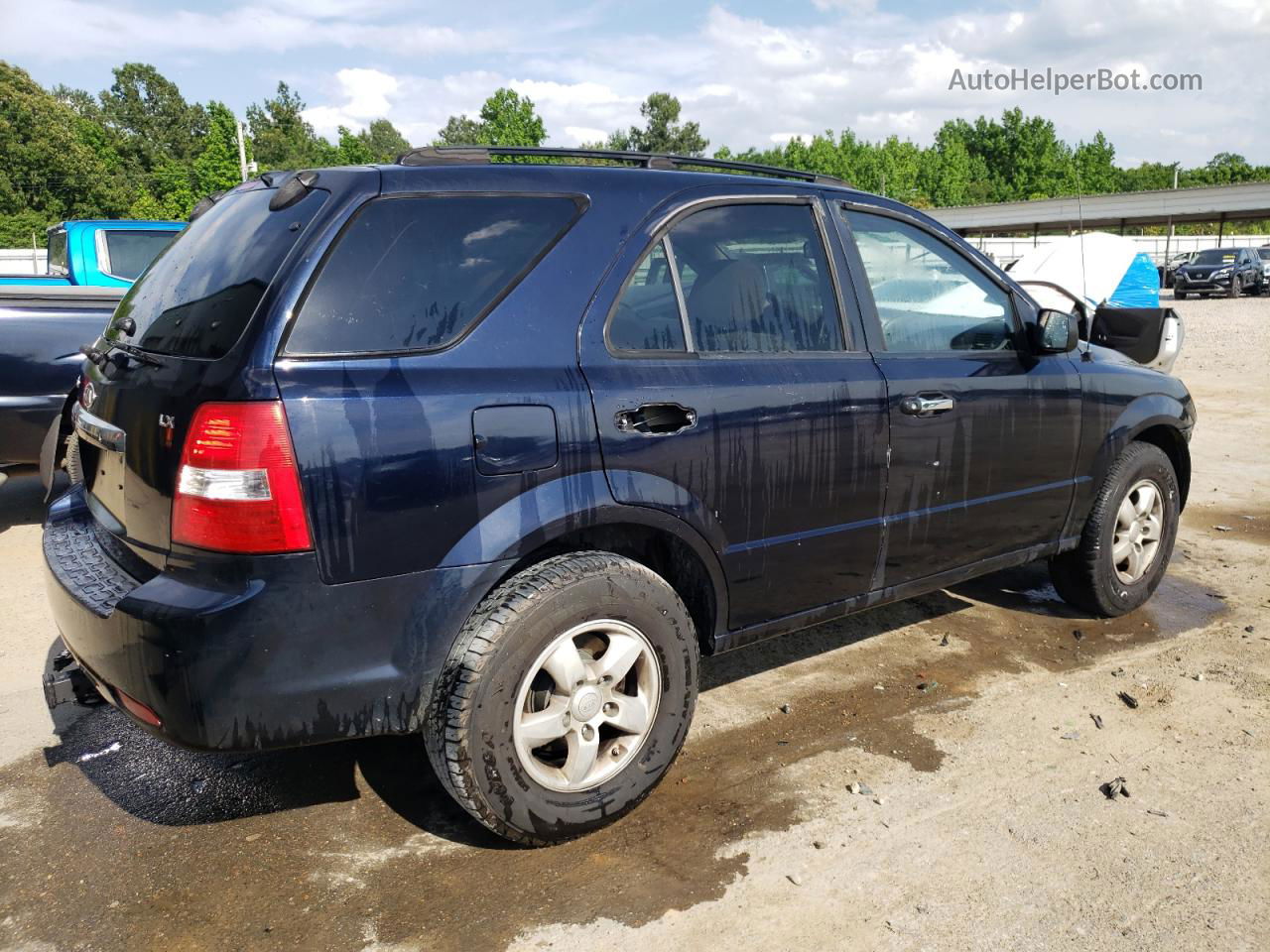 2008 Kia Sorento Ex Blue vin: KNDJD735685841277