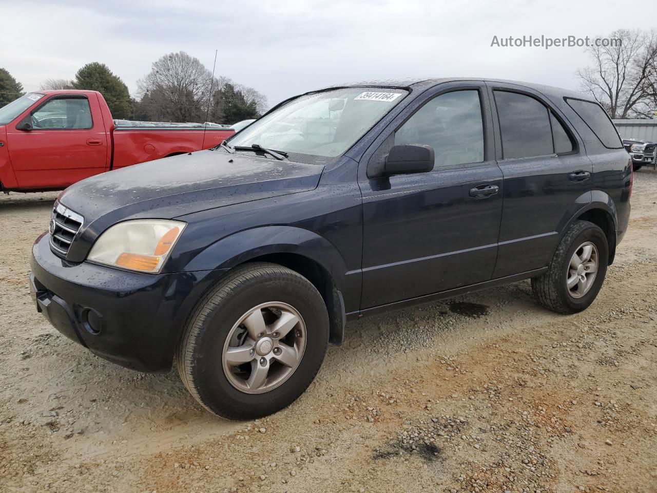 2008 Kia Sorento Ex Синий vin: KNDJD735685858399