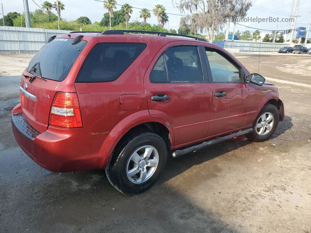 2008 Kia Sorento Ex Red vin: KNDJD735685858807