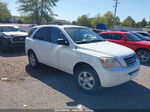 2008 Kia Sorento Lx White vin: KNDJD735785764919