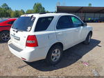 2008 Kia Sorento Lx White vin: KNDJD735785764919