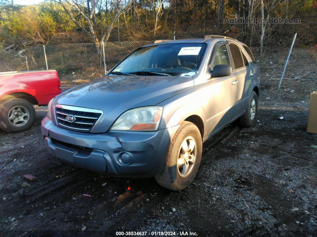 2008 Kia Sorento Lx Silver vin: KNDJD735785783597