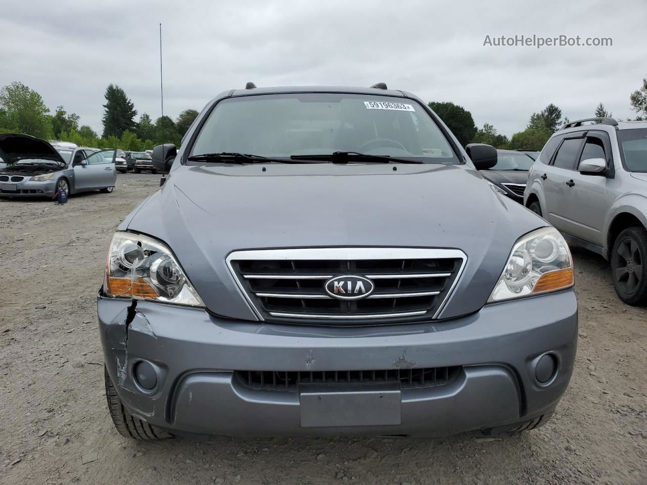 2008 Kia Sorento Ex Gray vin: KNDJD735785792297