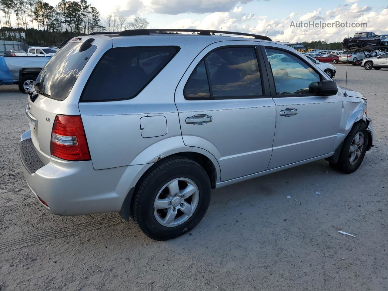 2008 Kia Sorento Ex Silver vin: KNDJD735785797791