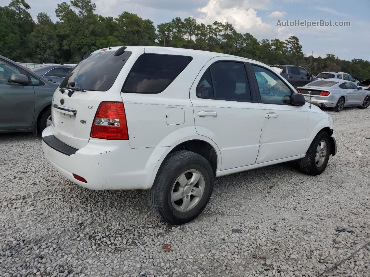 2008 Kia Sorento Ex White vin: KNDJD735785813763