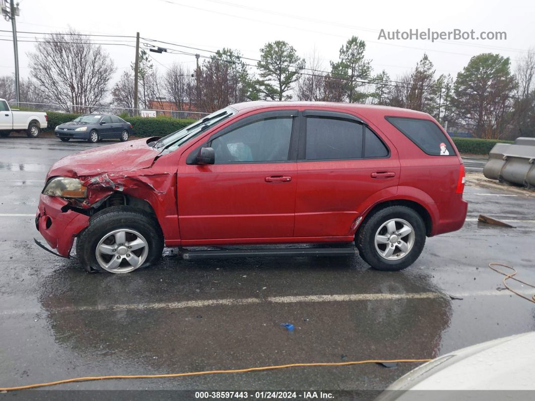 2008 Kia Sorento   Red vin: KNDJD735785816002