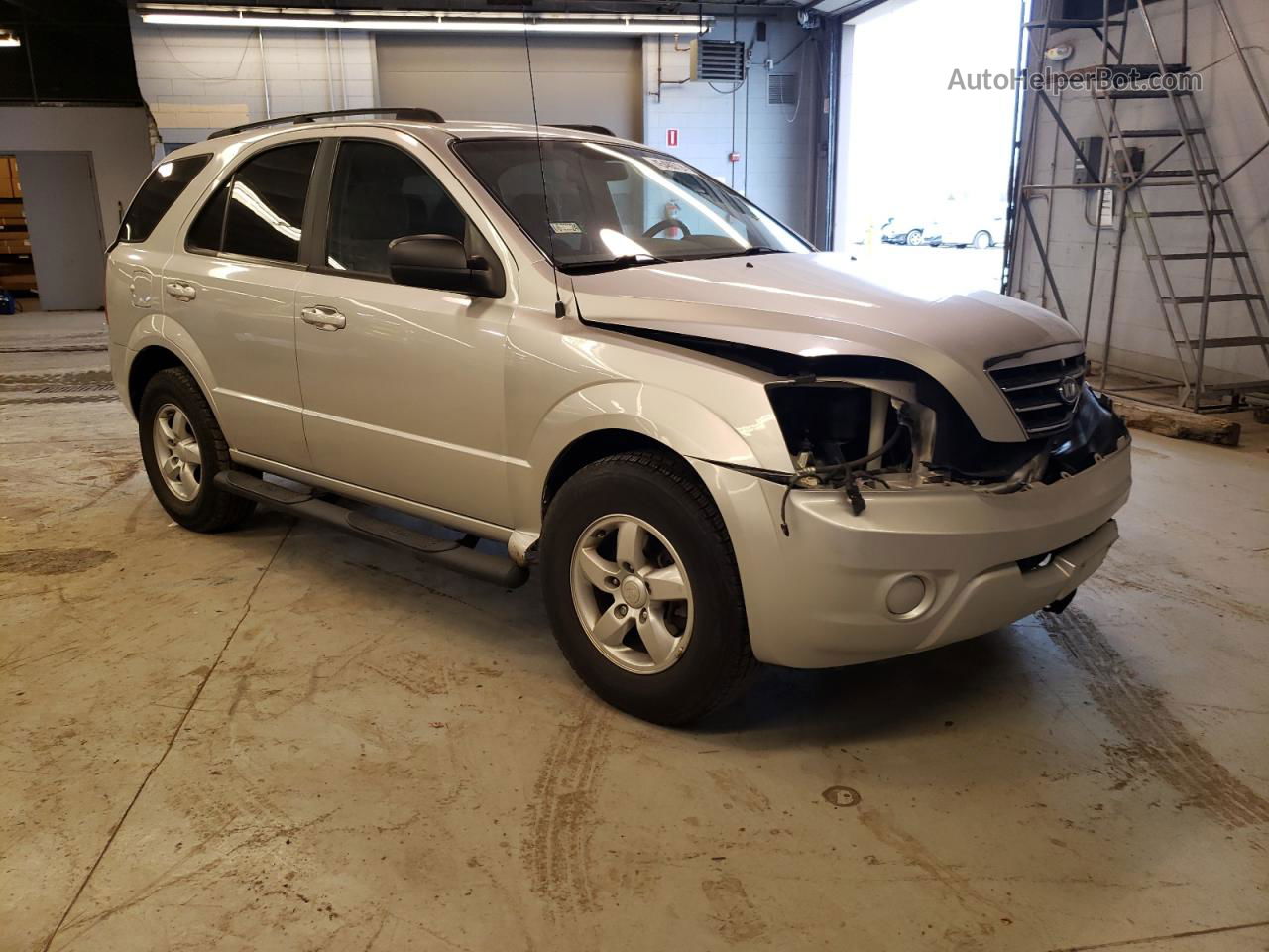 2008 Kia Sorento Ex Silver vin: KNDJD735785828165