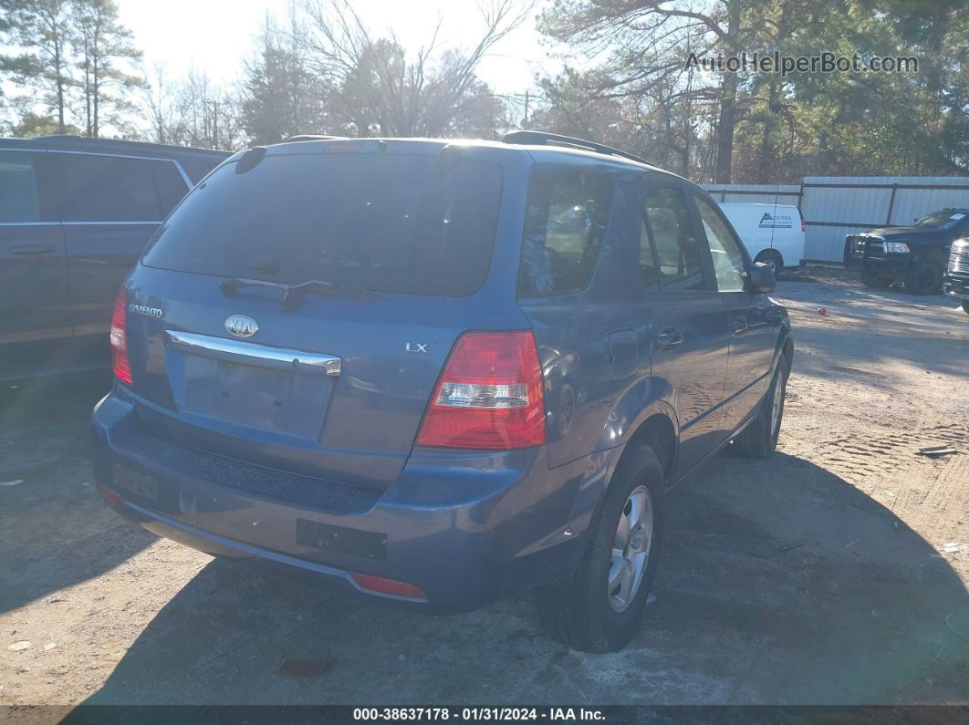 2008 Kia Sorento Lx Blue vin: KNDJD735885777100