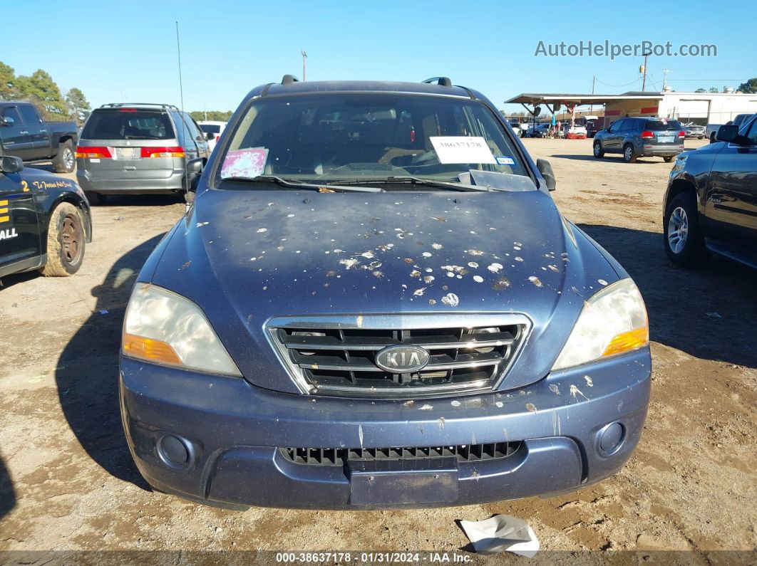 2008 Kia Sorento Lx Blue vin: KNDJD735885777100