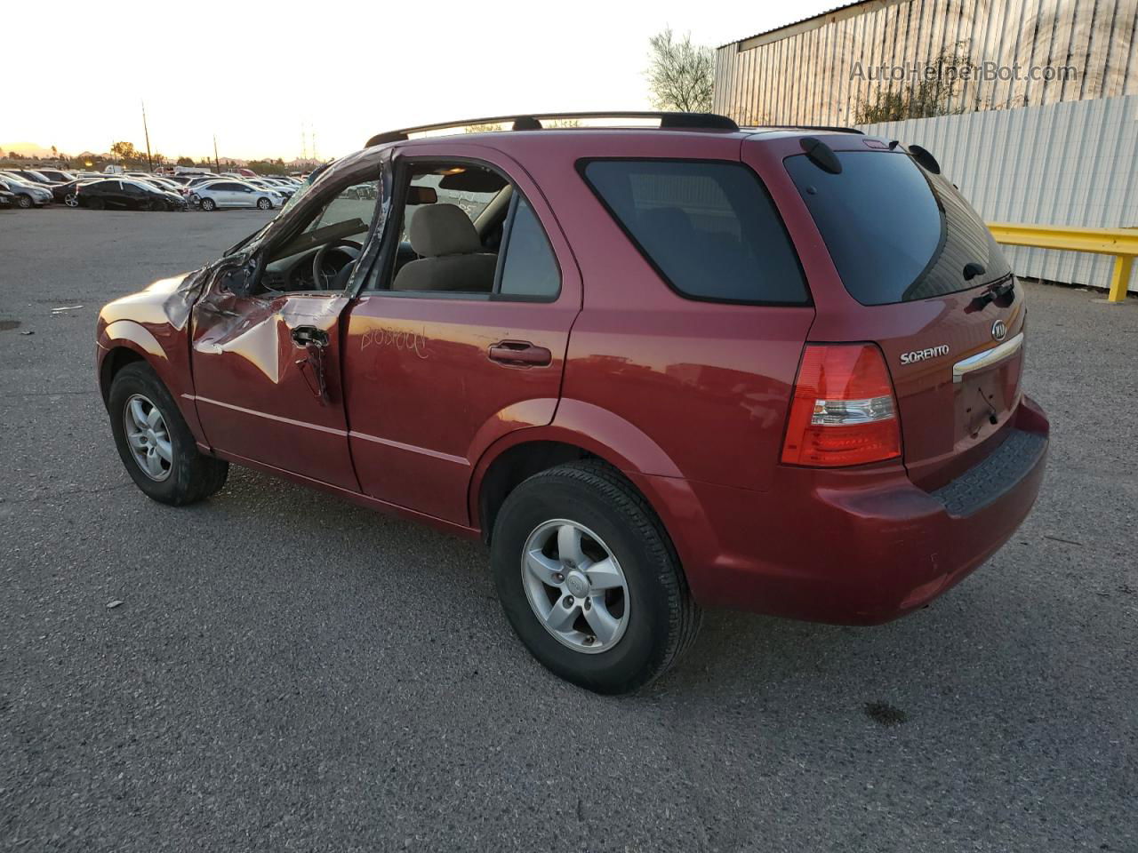 2008 Kia Sorento Ex Maroon vin: KNDJD735885833360