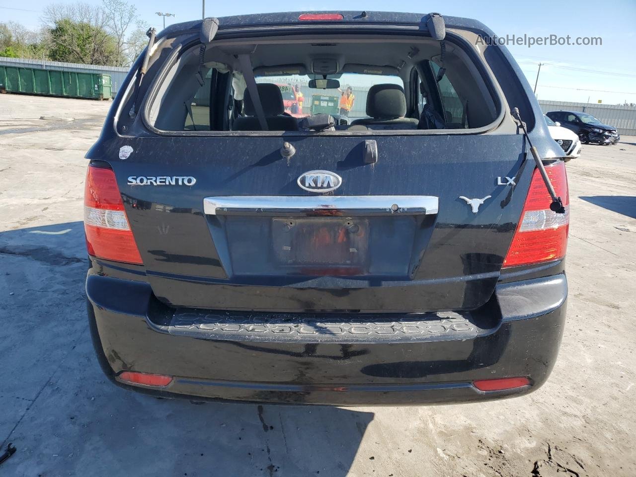 2008 Kia Sorento Ex Черный vin: KNDJD735885836727