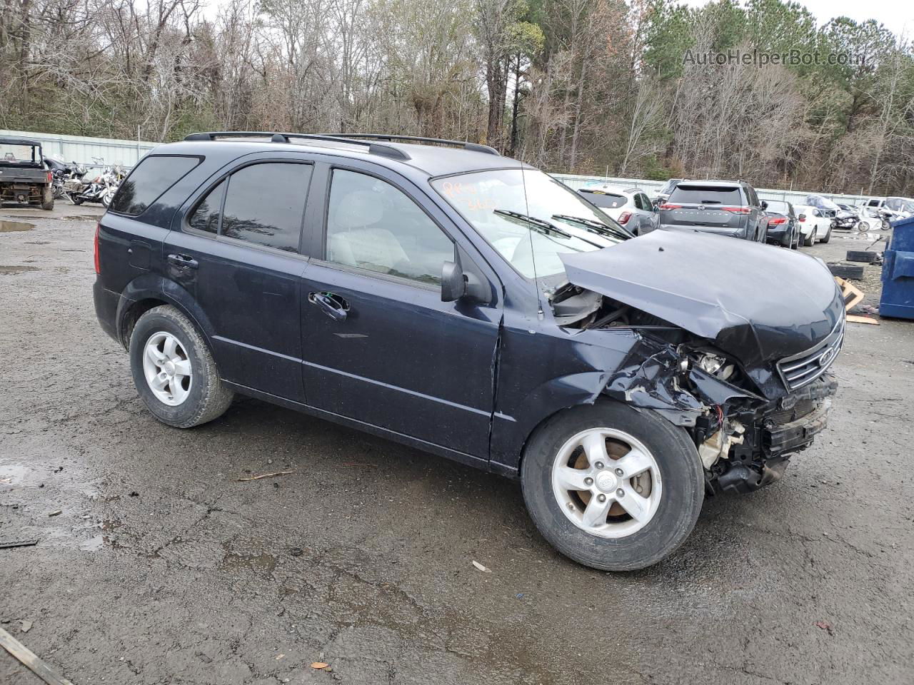 2008 Kia Sorento Ex Blue vin: KNDJD735885854192