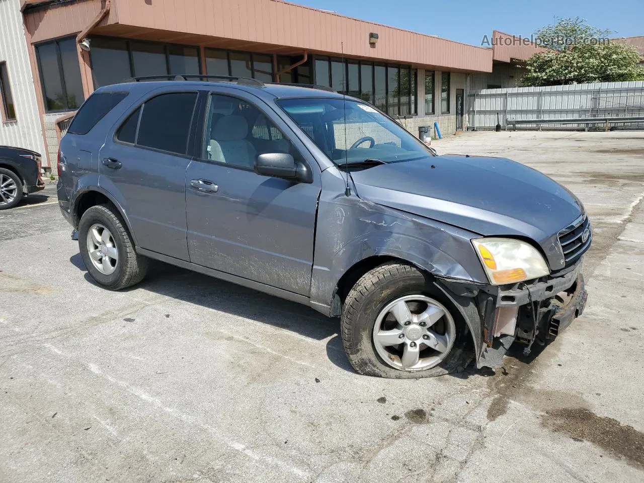 2008 Kia Sorento Ex Gray vin: KNDJD735985770205