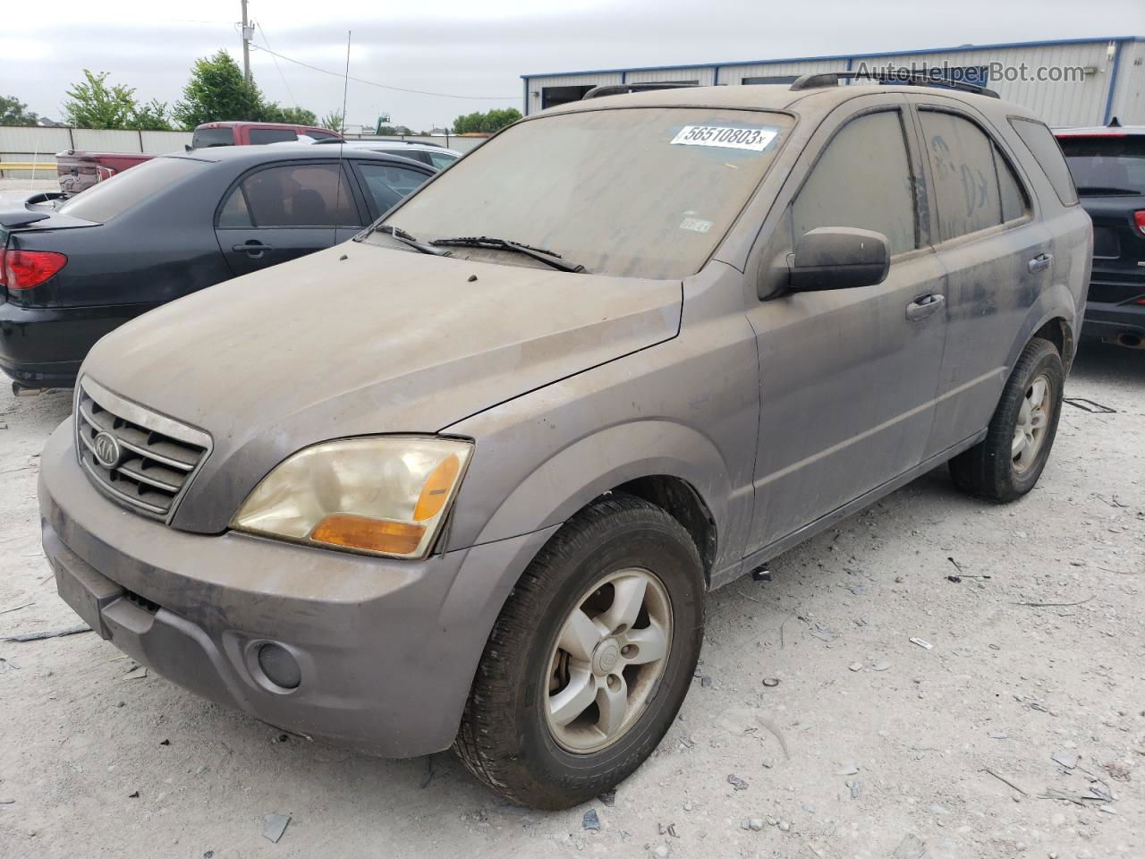 2008 Kia Sorento Ex Gray vin: KNDJD735985770866