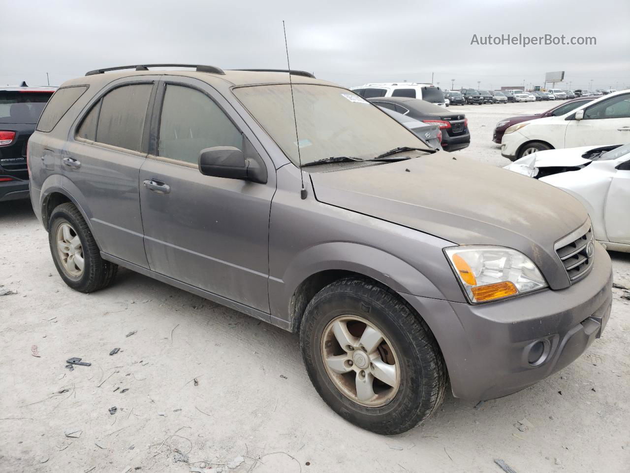 2008 Kia Sorento Ex Серый vin: KNDJD735985770866