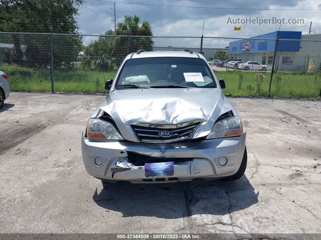 2008 Kia Sorento Lx Silver vin: KNDJD735985797789