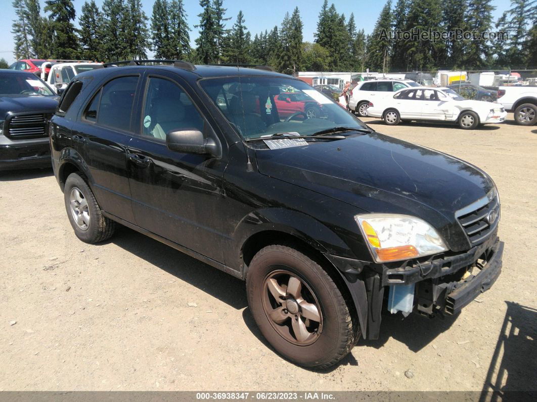 2008 Kia Sorento Lx Black vin: KNDJD735985830600