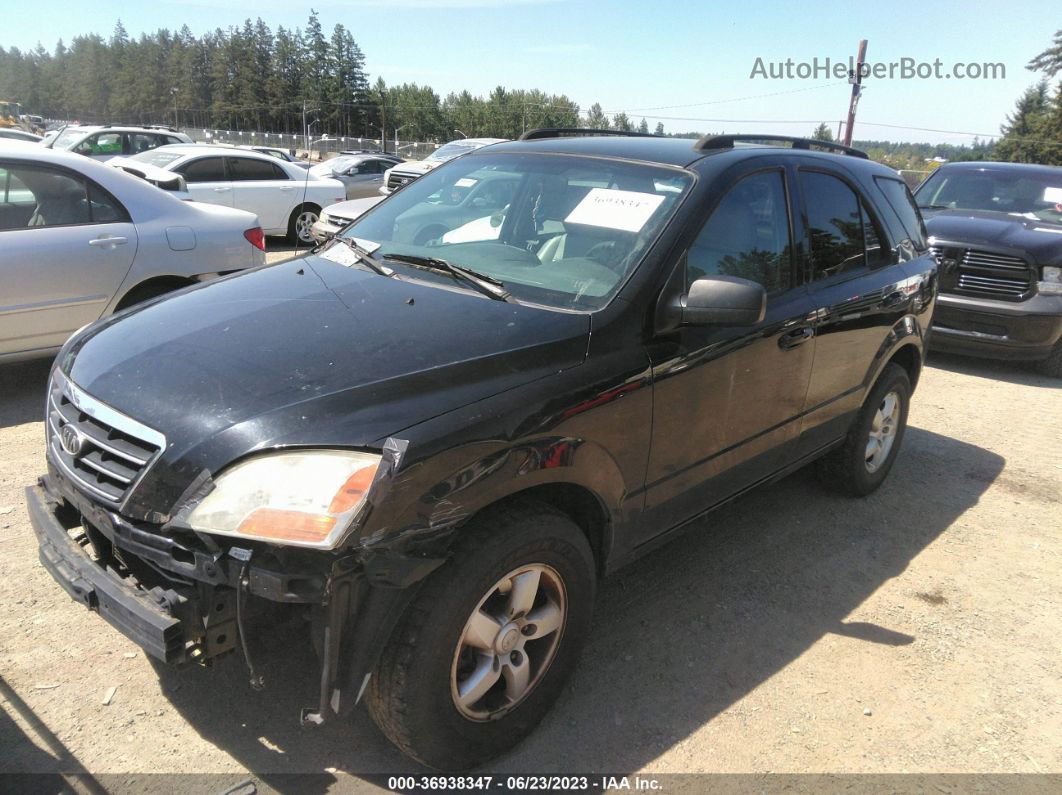 2008 Kia Sorento Lx Black vin: KNDJD735985830600