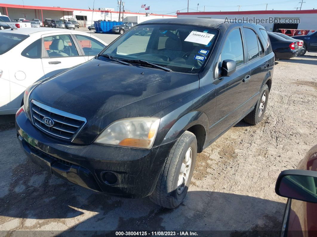 2008 Kia Sorento Lx Base Black vin: KNDJD735X85766048