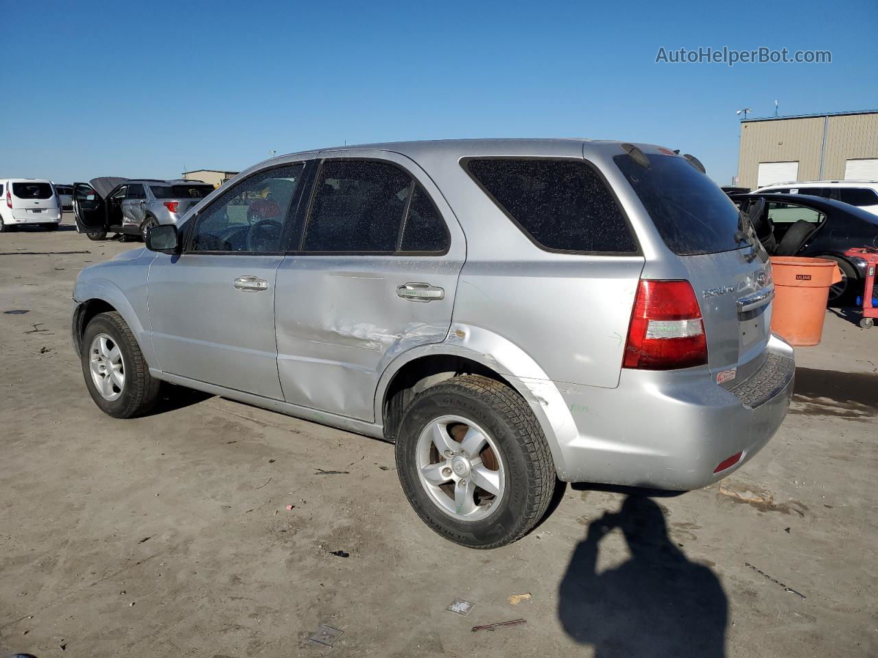 2008 Kia Sorento Ex Silver vin: KNDJD735X85797218