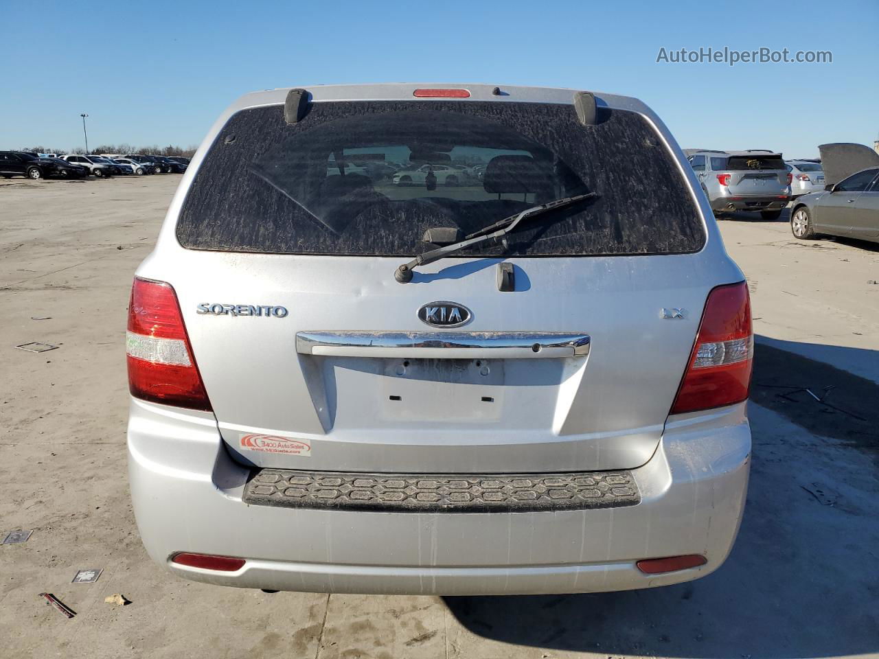 2008 Kia Sorento Ex Silver vin: KNDJD735X85797218