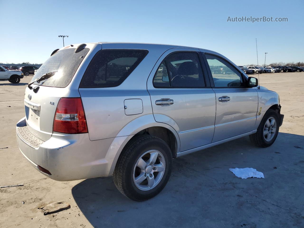 2008 Kia Sorento Ex Silver vin: KNDJD735X85797218