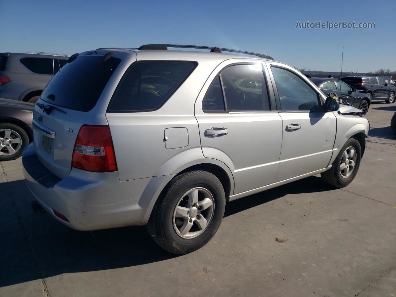 2008 Kia Sorento Ex Silver vin: KNDJD735X85819864