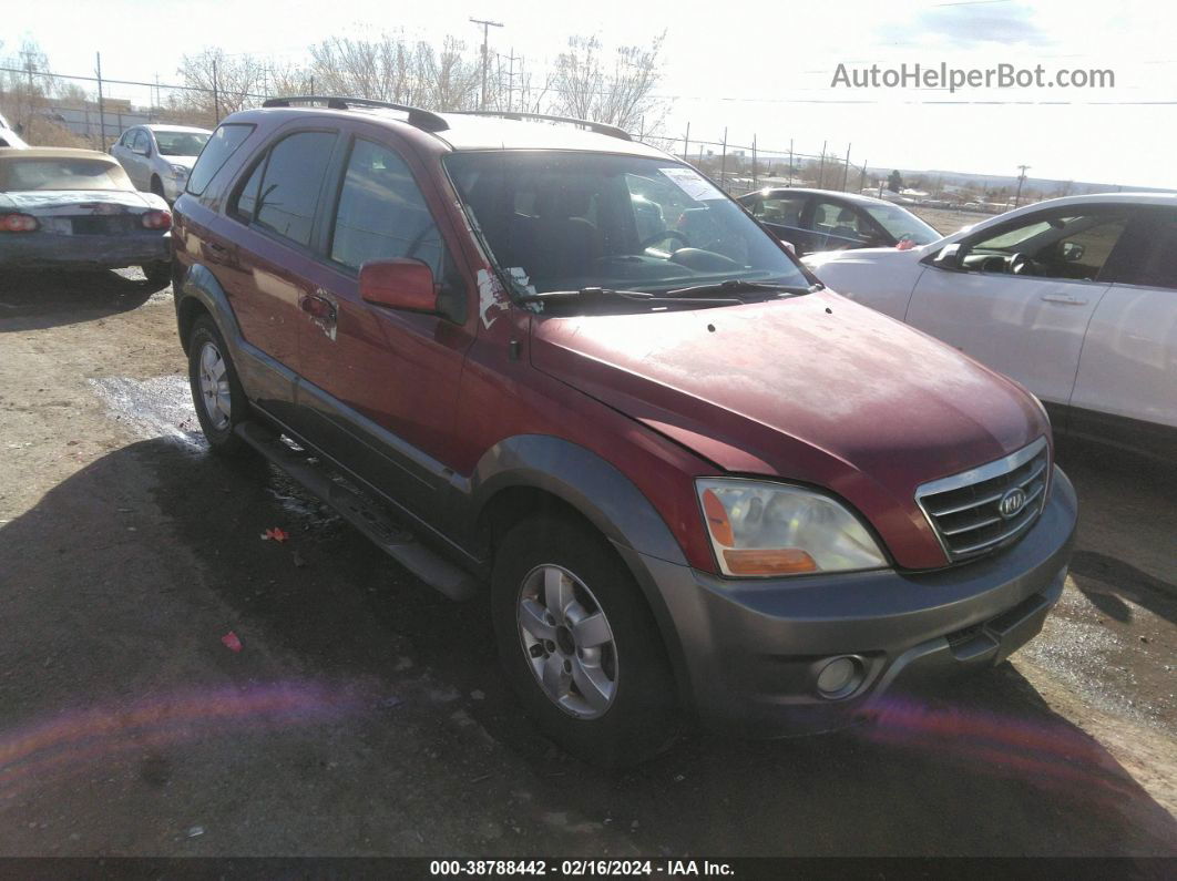 2008 Kia Sorento Ex Red vin: KNDJD736085789962