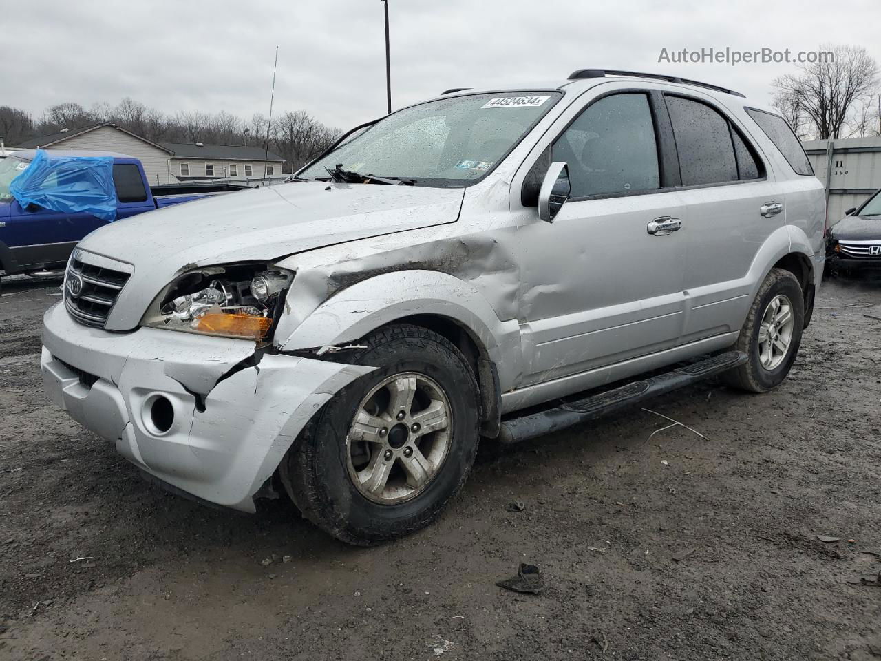 2008 Kia Sorento Ex Серебряный vin: KNDJD736085824239