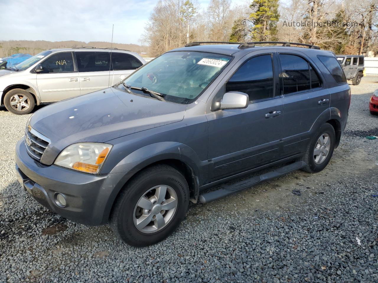 2008 Kia Sorento Ex Gray vin: KNDJD736185769610